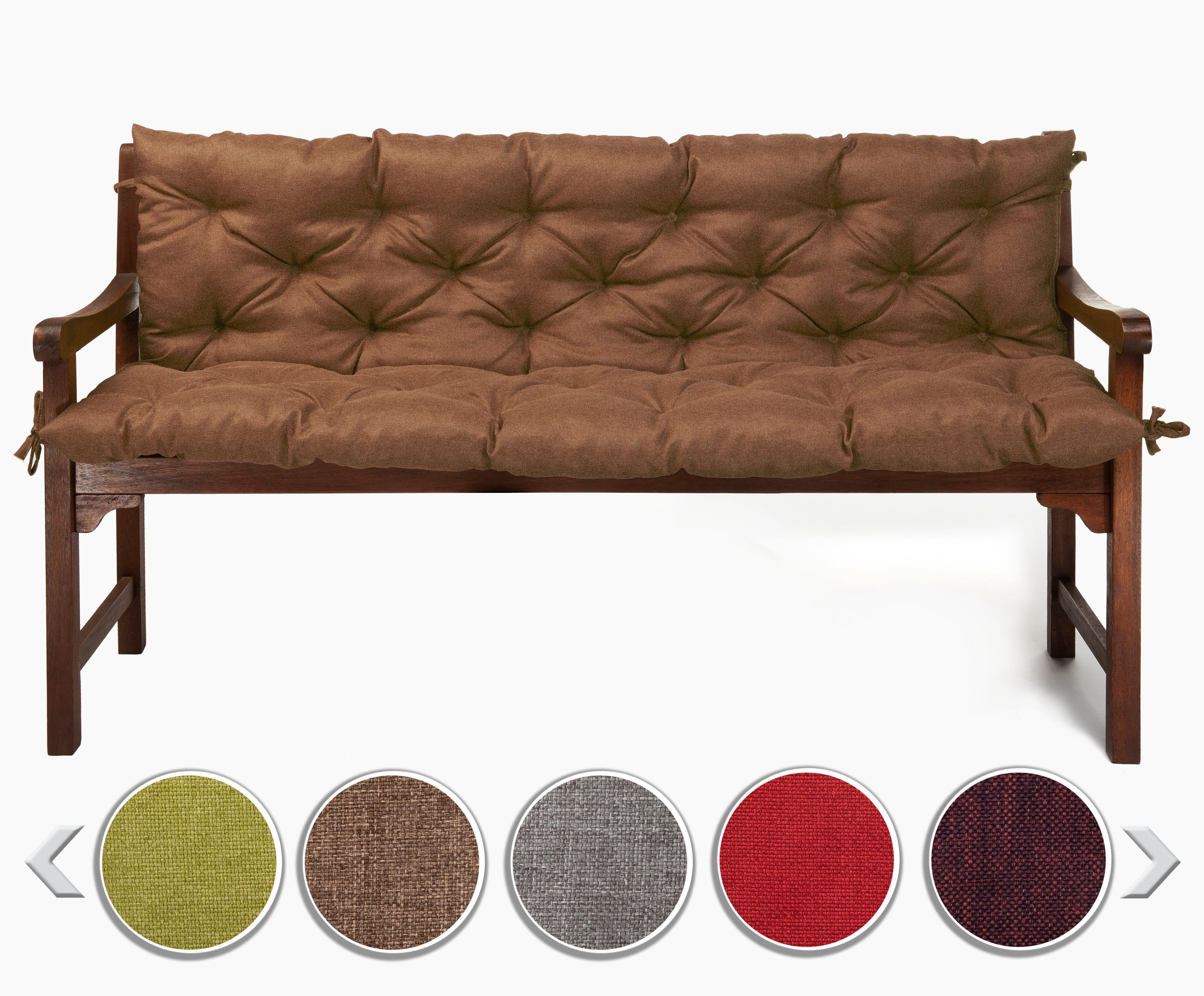 sunnypillow Bankauflage Bankauflage Stuhlkissen Bankkissen Sitzkissen