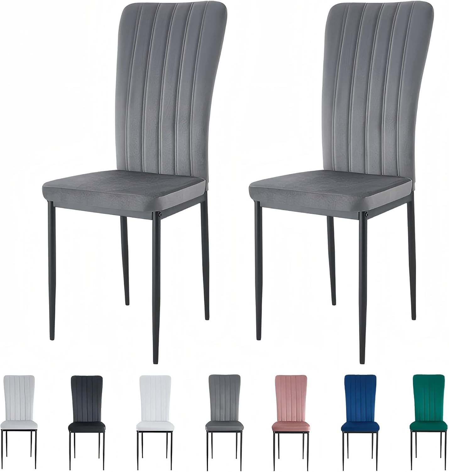 MCC direct Esszimmerstuhl Esszimmerstühle ELLE aus Samt im 2er oder 4er Set (2 St)