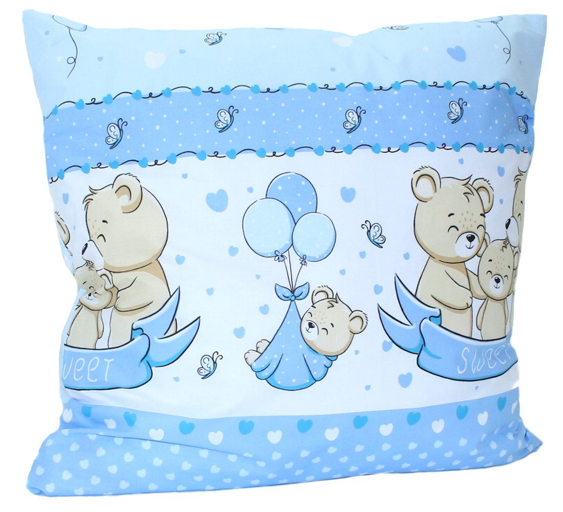 Primawela Kissenbezüge Baby Kinder Kissenbezug 80 x80 cm Kissenhülle Bezug für Kissen