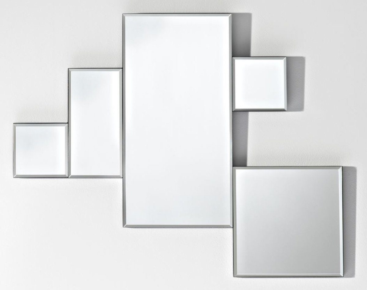 Casa Padrino Wandspiegel Luxus Wandspiegel Set 60 x H. 48 cm - Wohnzimmer Accessoires