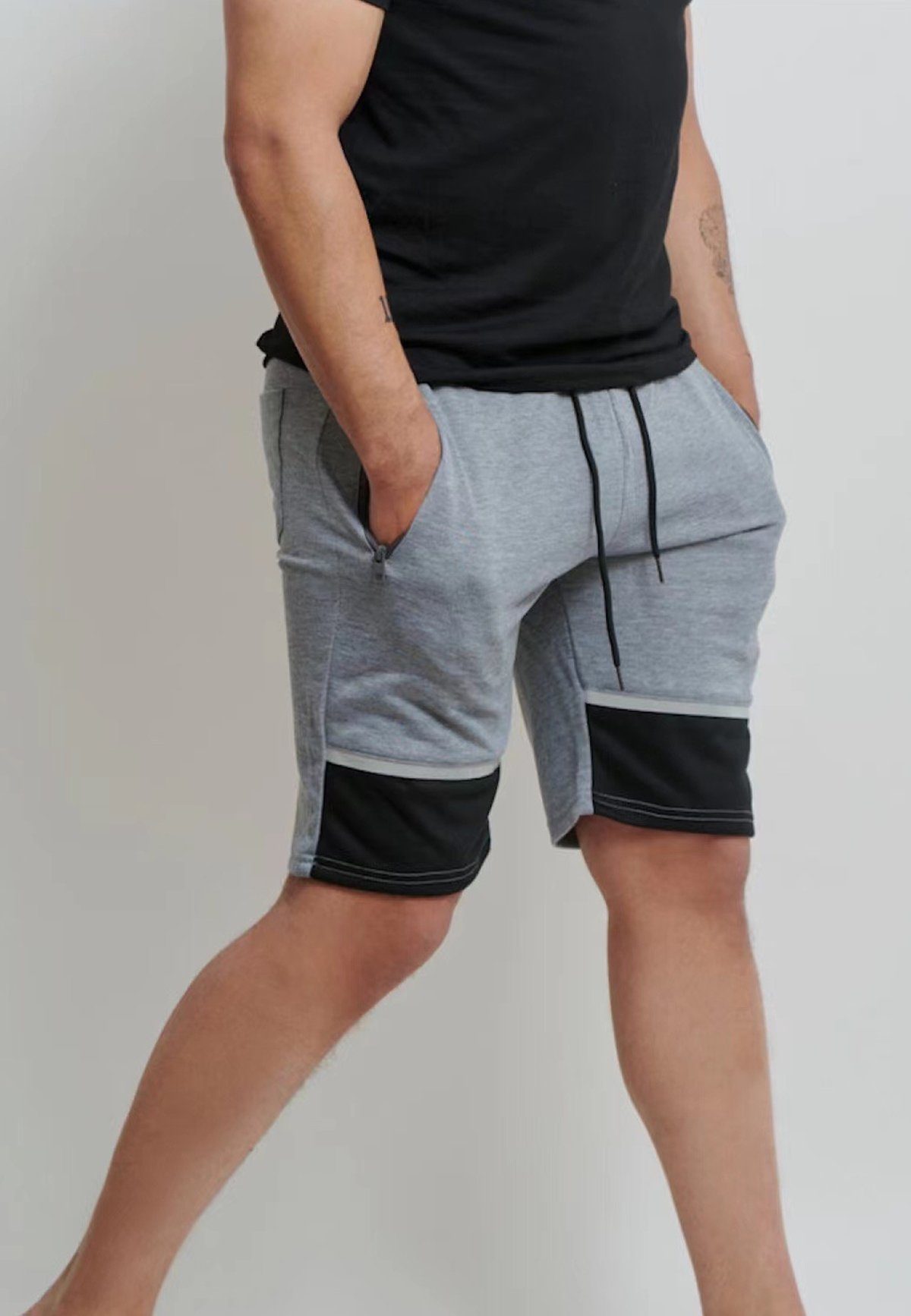 FORBEST Sweatshorts Kurzes Design Basic Sport Sweat (1-tlg) FORBEST SPORT SHORTS