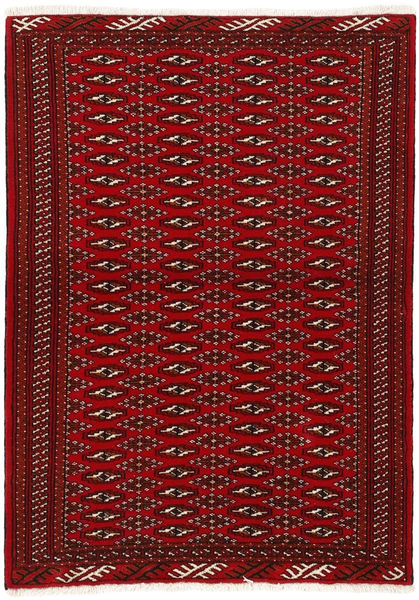 Orientteppich Turkaman 105x147 Handgeknüpfter Orientteppich / Perserteppich, Nain Trading, rechteckig, Höhe: 6 mm