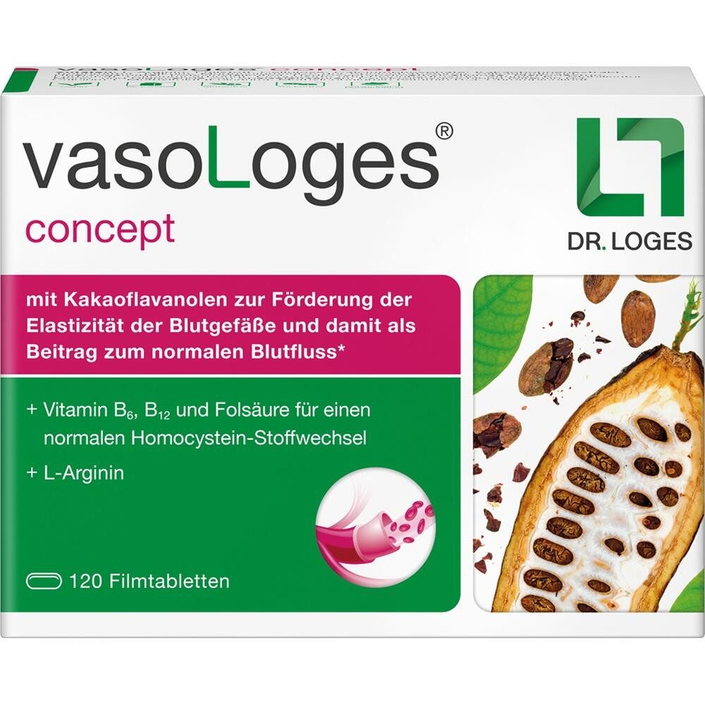 Dr. Loges + Co. GmbH VASOLOGES concept Filmtabletten Filmtabletten, 120 St.