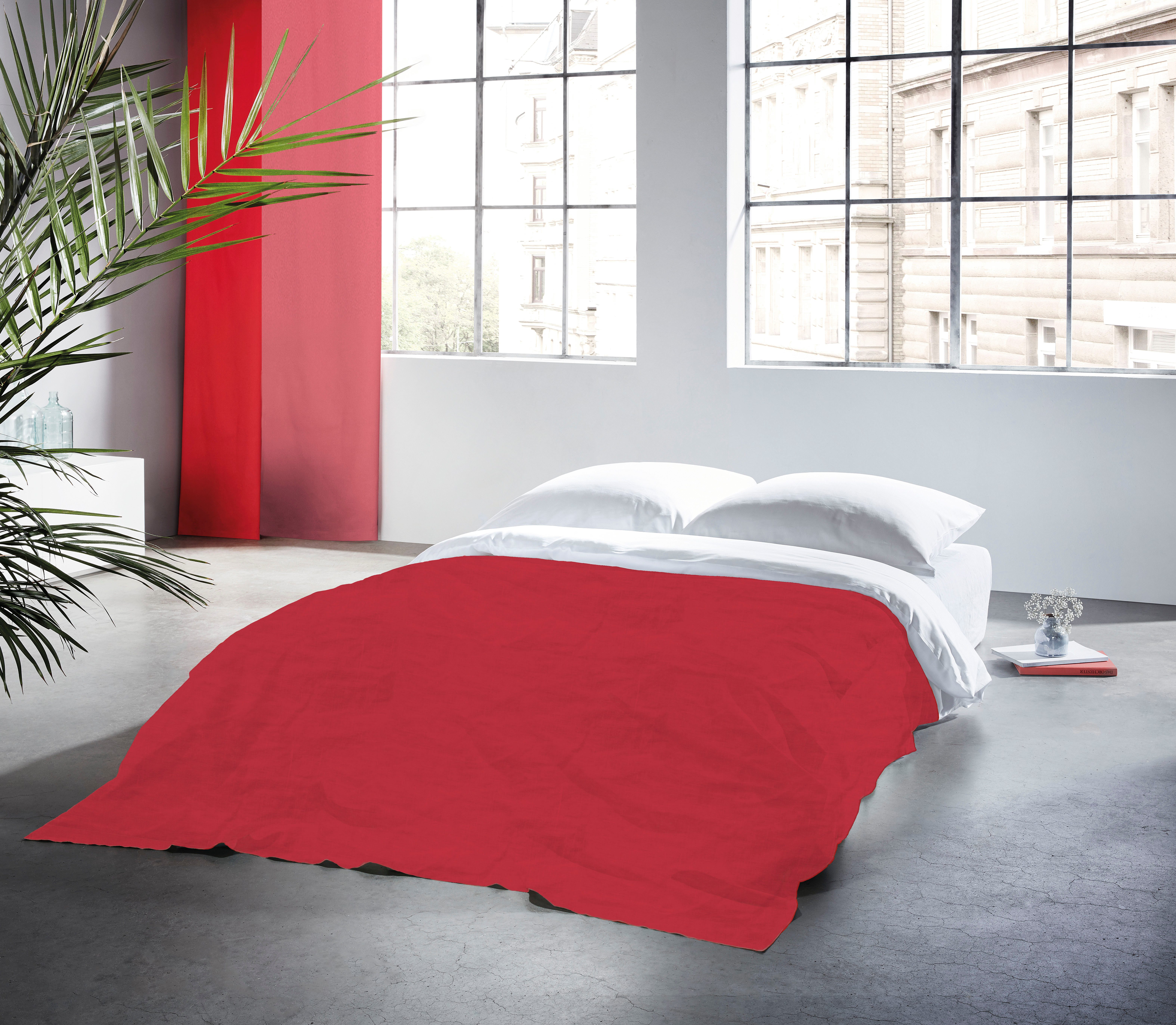 Plaid Plaid, fleuresse, Halbleinen, in Gr. 180x270 cm, Plaid