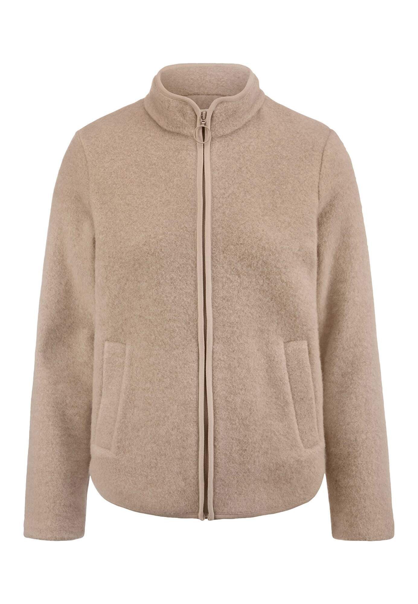 Hessnatur Fleecejacke Regular aus reiner Bio-Merinowolle (1-St) günstig online kaufen