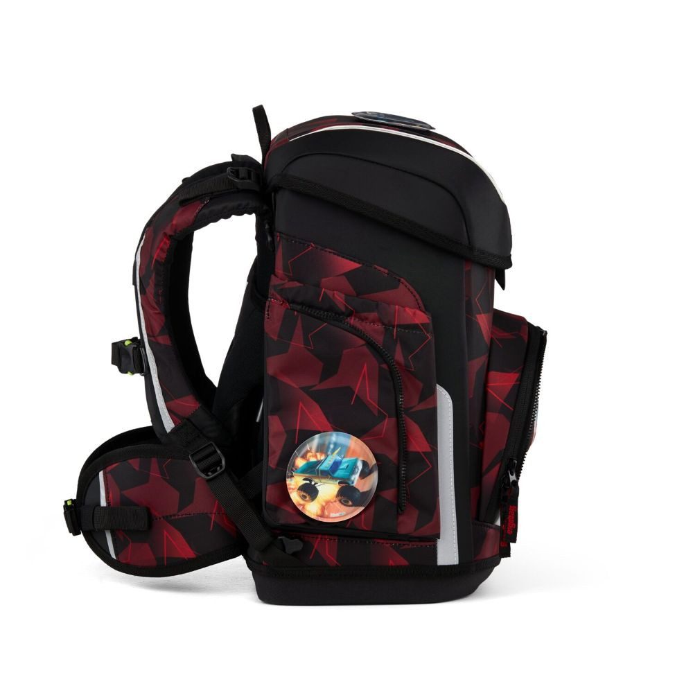 ergobag Schulranzen Cubo (inkl. Etui (befüllt), Schlamperrolle, Sportbeutel und Kletties, 5tlg)