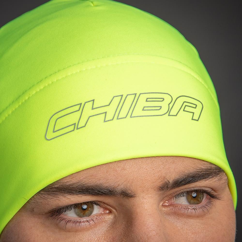 Chiba Fleecemütze CHIBA Thermofleece Mütze - S/M, neongelb, atmungsaktiv, reflektierend