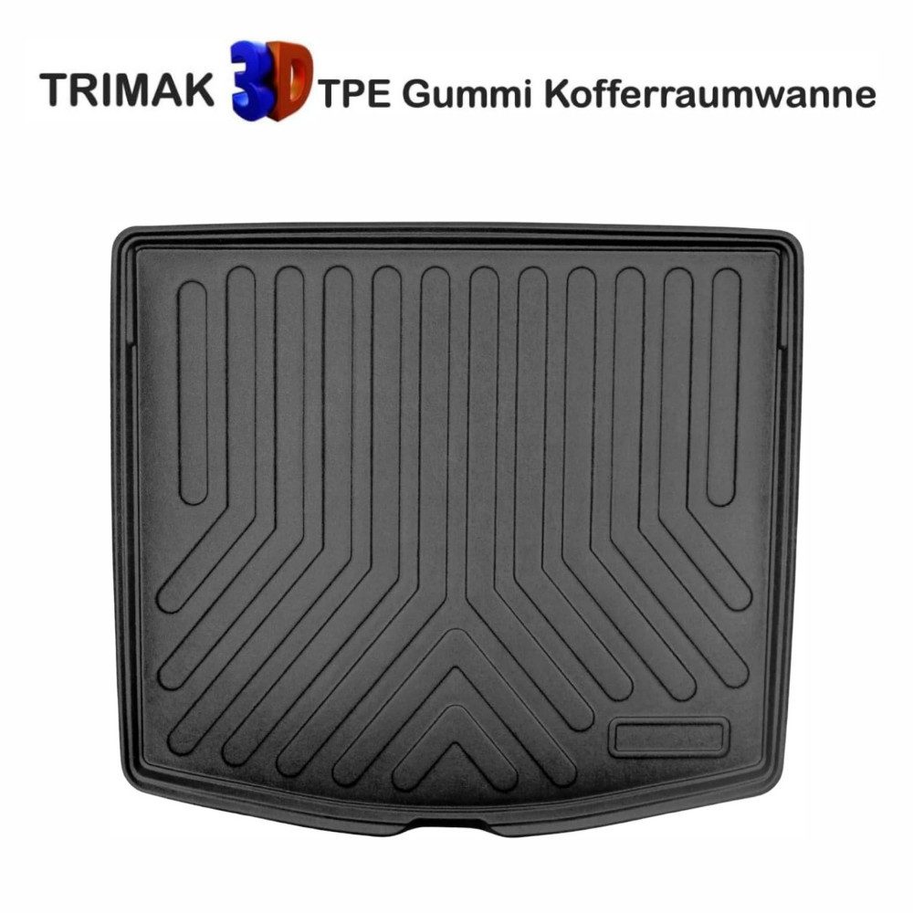 Trimak Passform-Fußmatten Oder Kofferraumwanne Oder Set für Toyota Corolla, Toyota Corolla Cross ab 2020 Kofferraummatte TPE Antirutschmatte