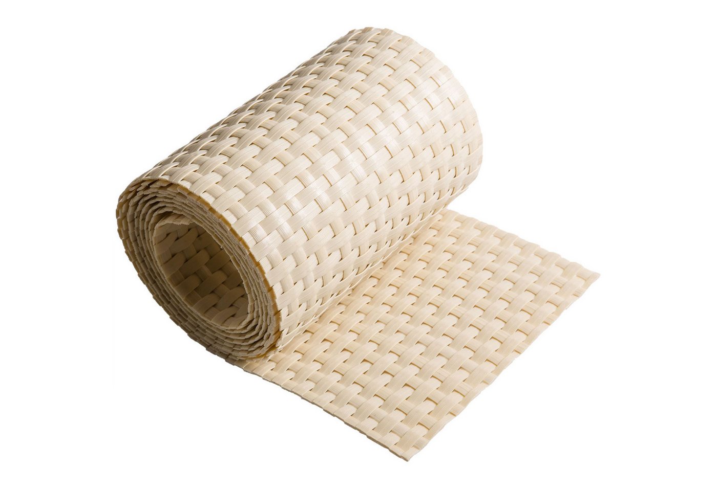 Thumbnail - ECI Tools Sichtschutzstreifen Poly-Rattan Sichtschutzstreifen für Doppelstabzaun, (Rolle, 1-St), 19x255 cm