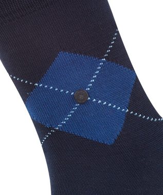 Burlington Socken Black Argyle