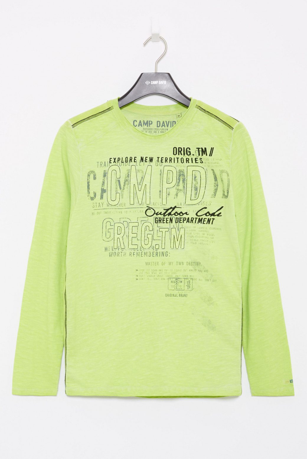 CAMP DAVID Langarmshirt günstig online kaufen