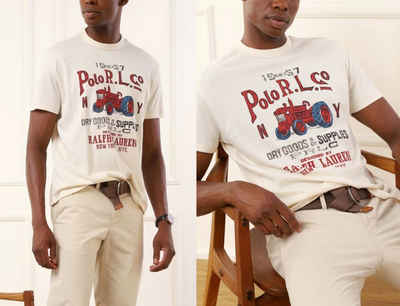 Ralph Lauren T-Shirt POLO RALPH LAUREN VINTAGE LOGO TEE T-Shirt Shirt Classic Fit Cotton To