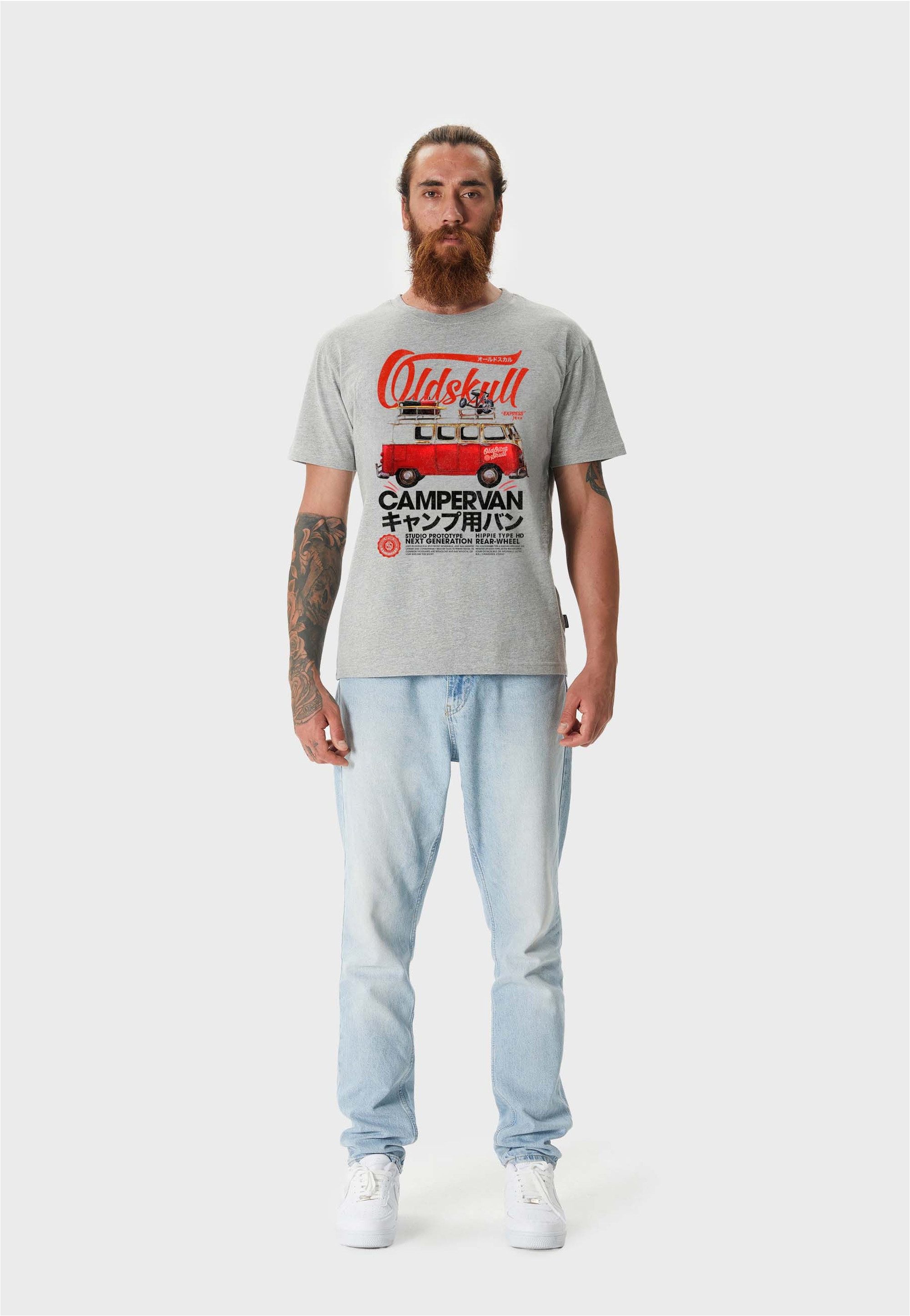 Oldskull T-Shirt RETRO URBAN CAMPER (1-tlg) günstig online kaufen