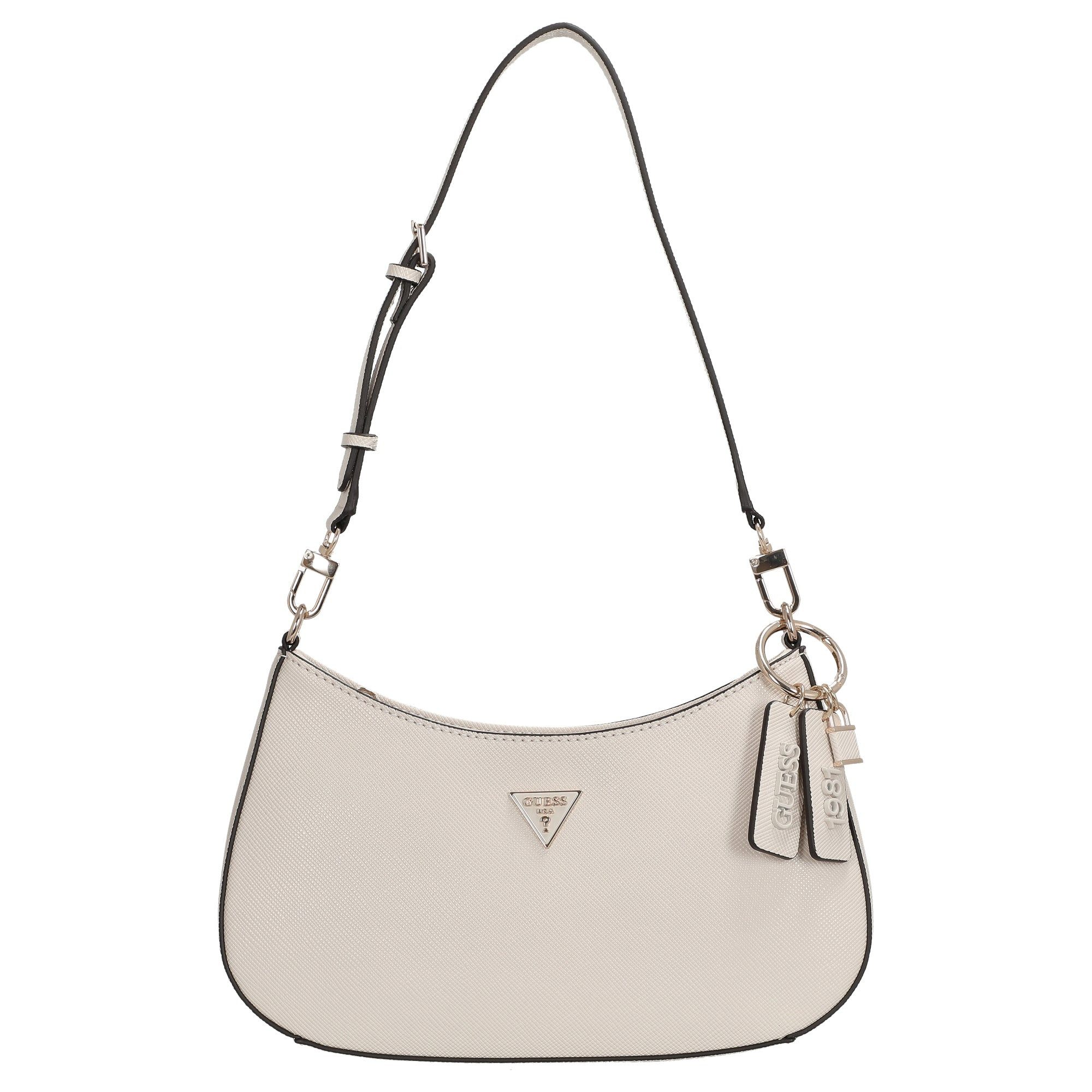 Guess Umhängetasche Noelle II Top Zip - Schultertasche 28 cm (bone) günstig online kaufen