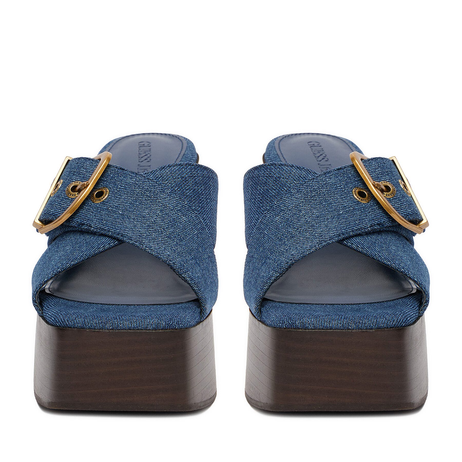 GUESS JEANS Guess Jeans Damen-Flip-Flops Blau Badepantolette – Bild 4 von 4