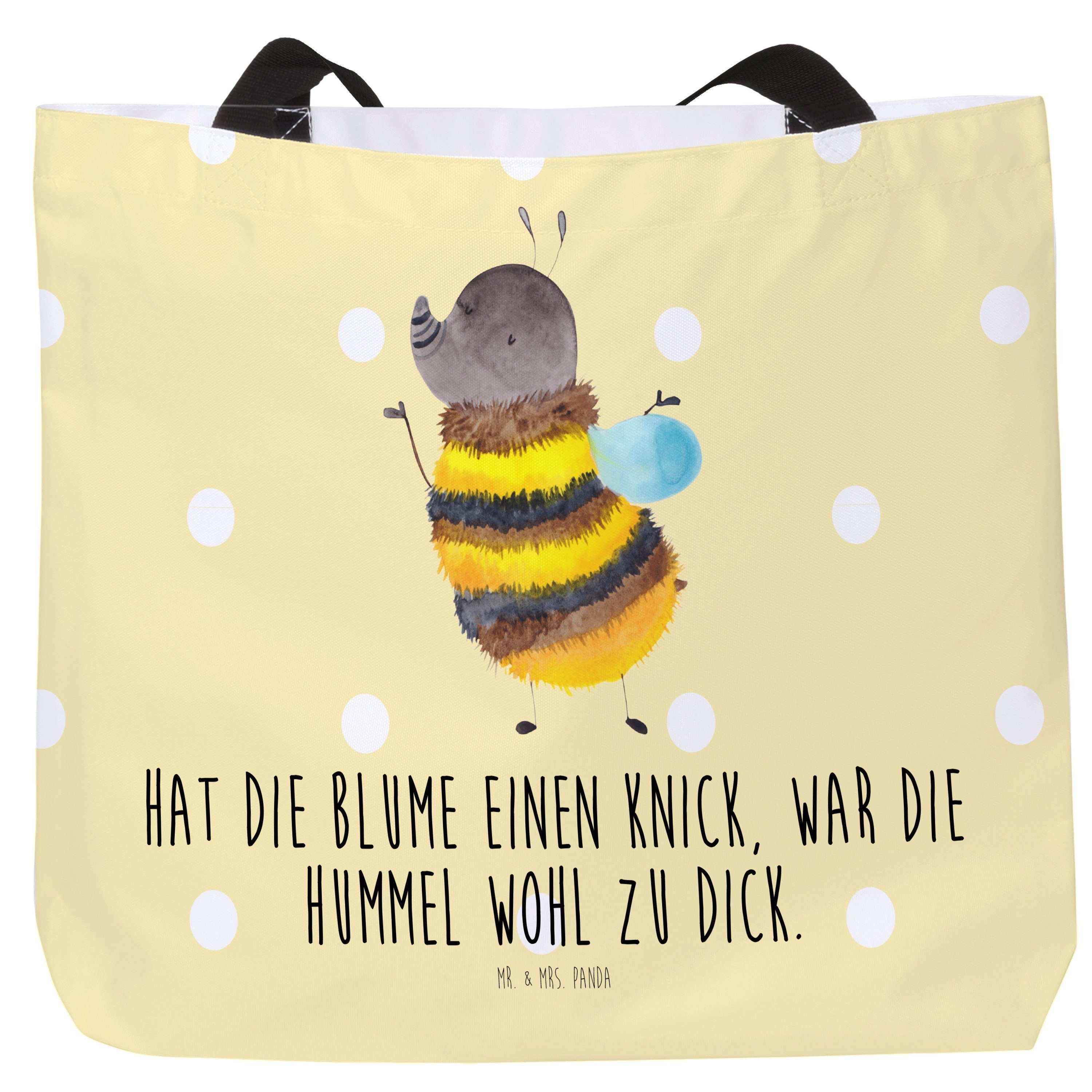 Mr. & Mrs. Panda Shopper Hummel flauschig Gelb Pastell Geschenk