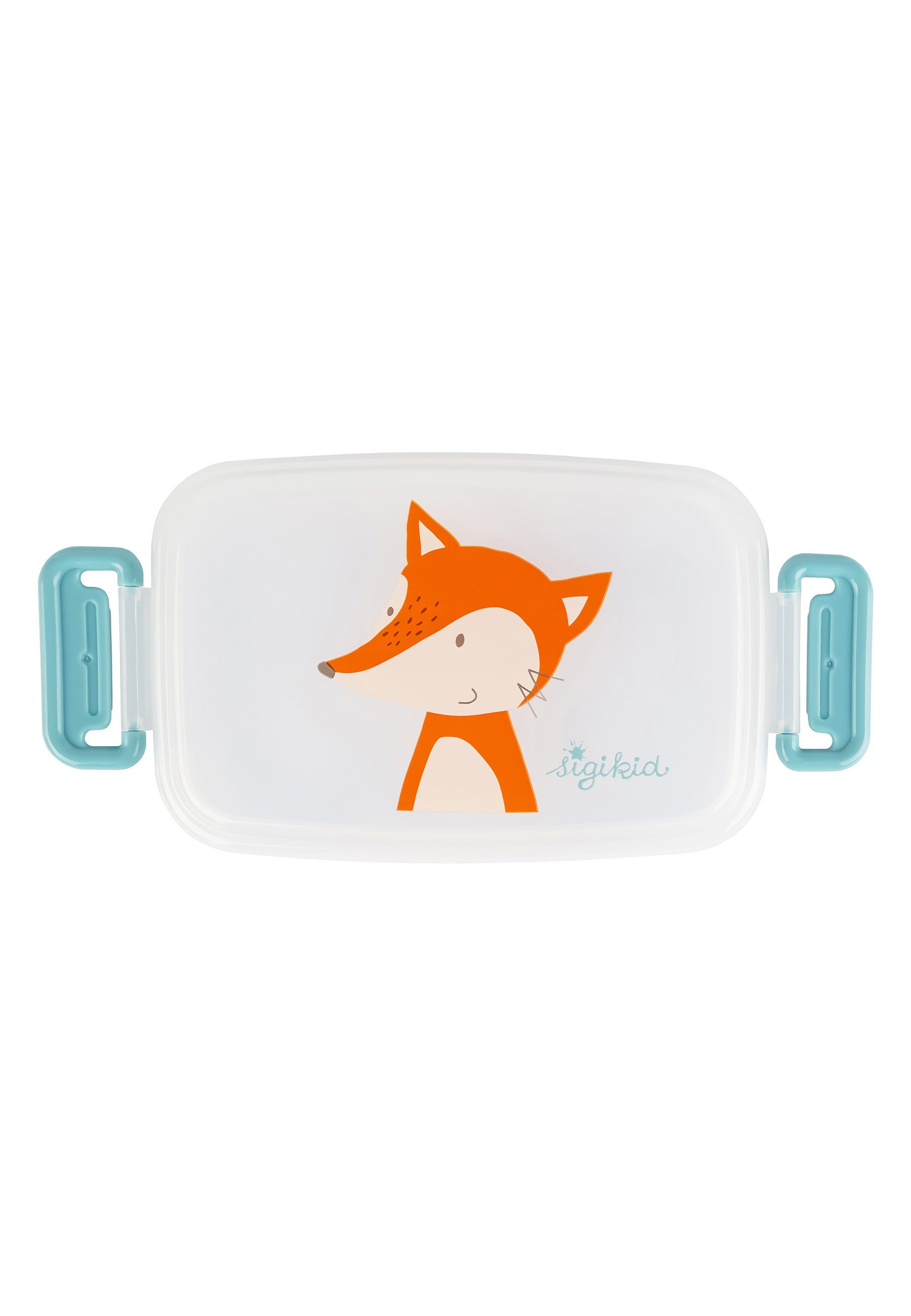 Sigikid Lunchbox Brotzeit Snackdose Fuchs für Kinder Unisex, Box 100% PP, Deckel 100% PS, Griffe 100% ABS, (1-tlg)