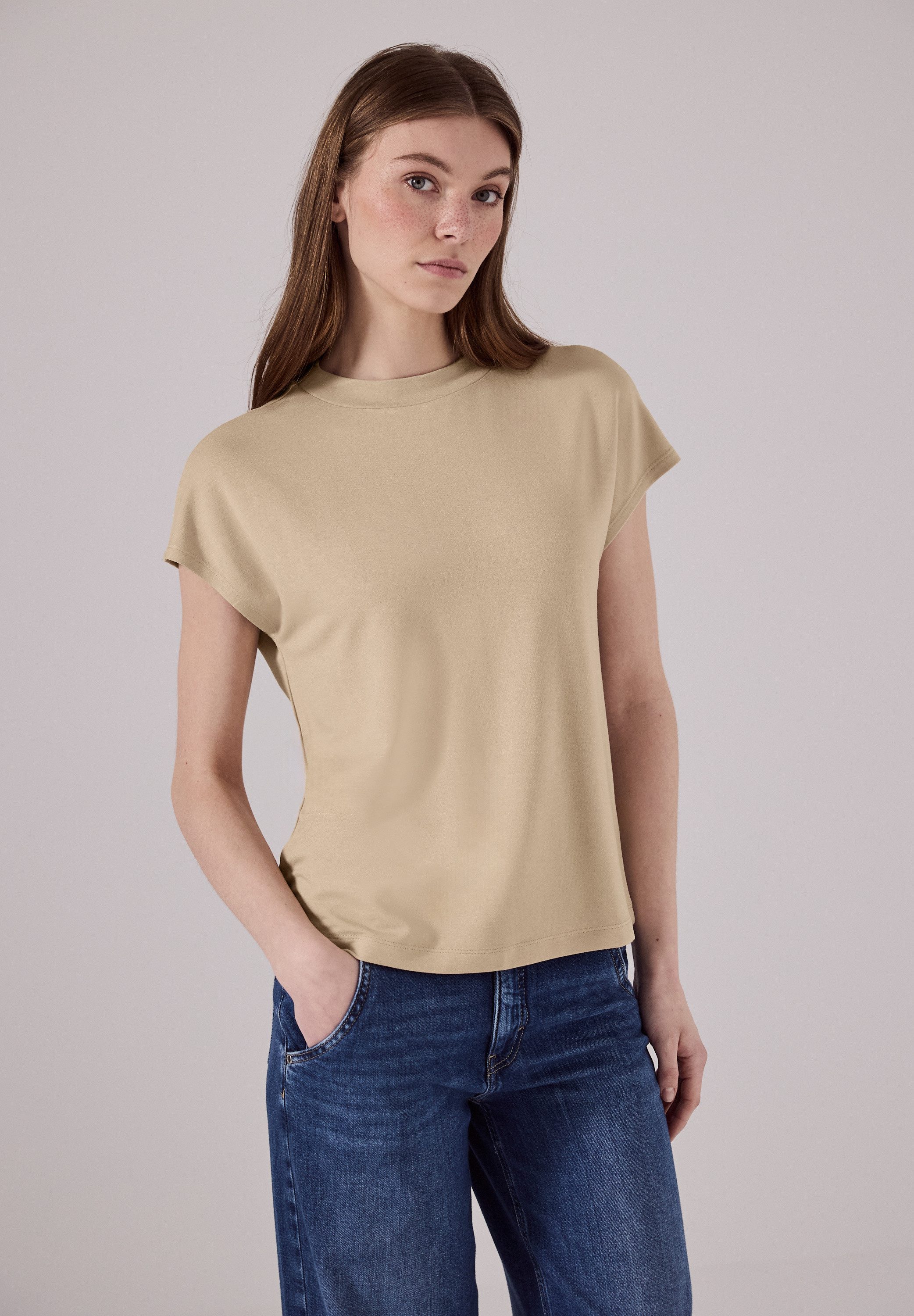 STREET ONE T-Shirt, mit Turtleneck günstig online kaufen