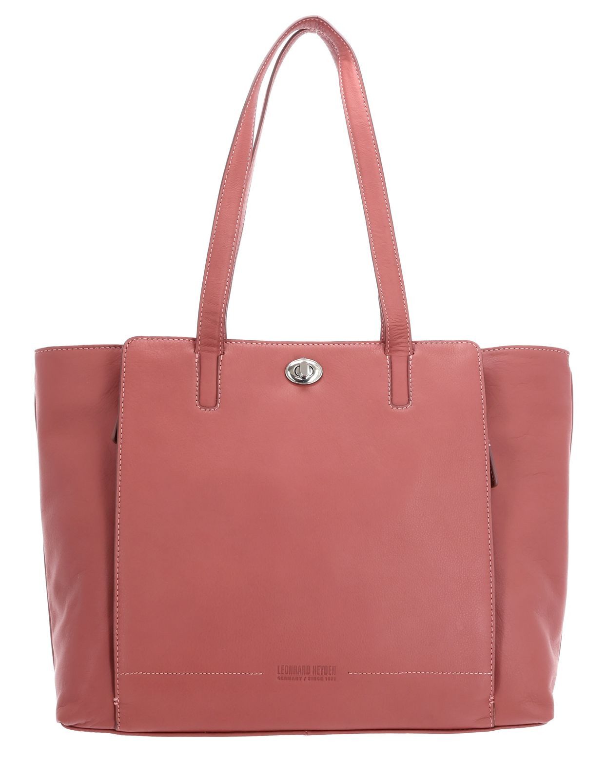 Leonhard Heyden Shopper Business Shopper 3 Fächer 7411 (Set, 2-tlg), aus echtem Rindsleder