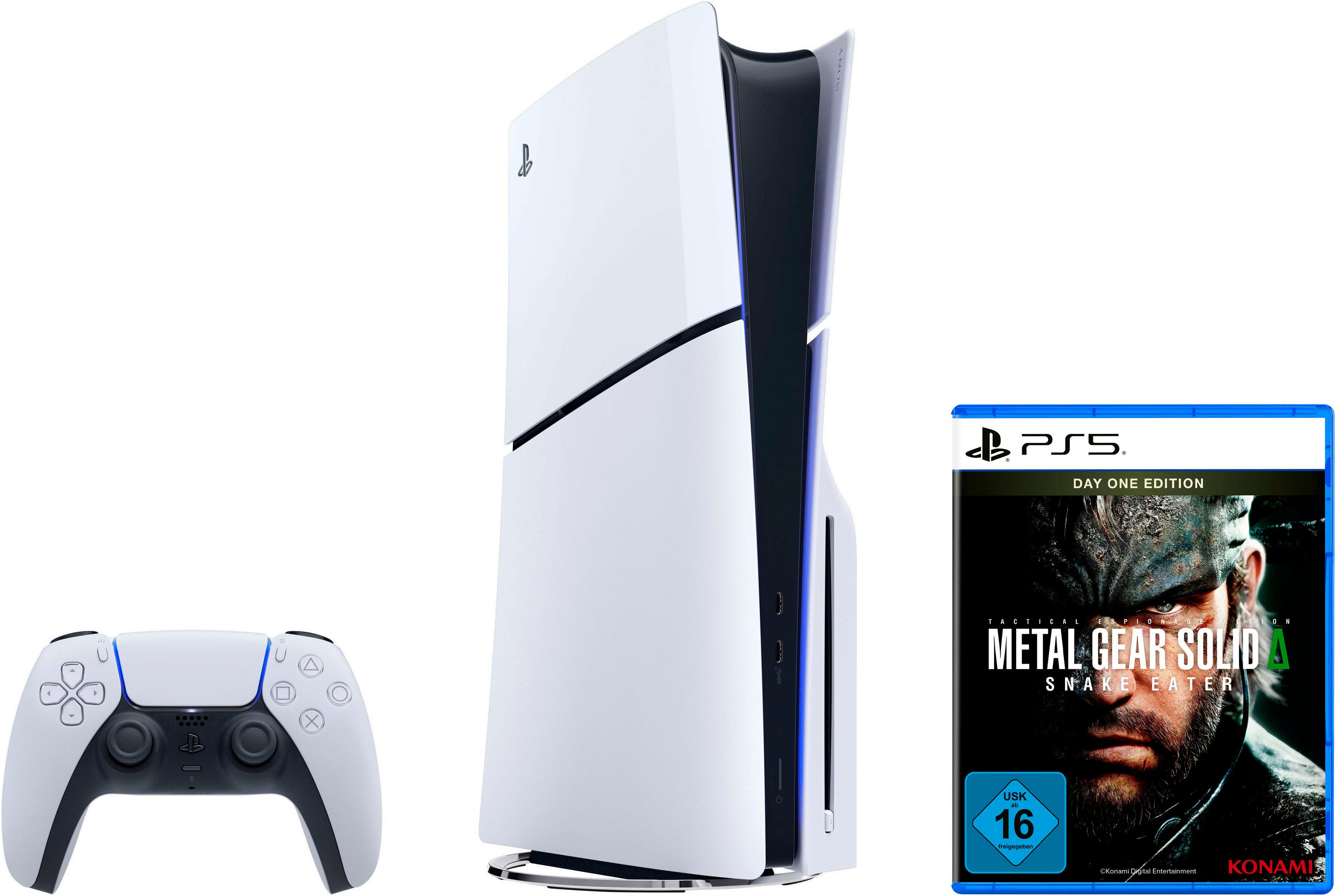 PS5 Disk Edition (Slim) + Metal Gear Solid Delta - Snake Eater