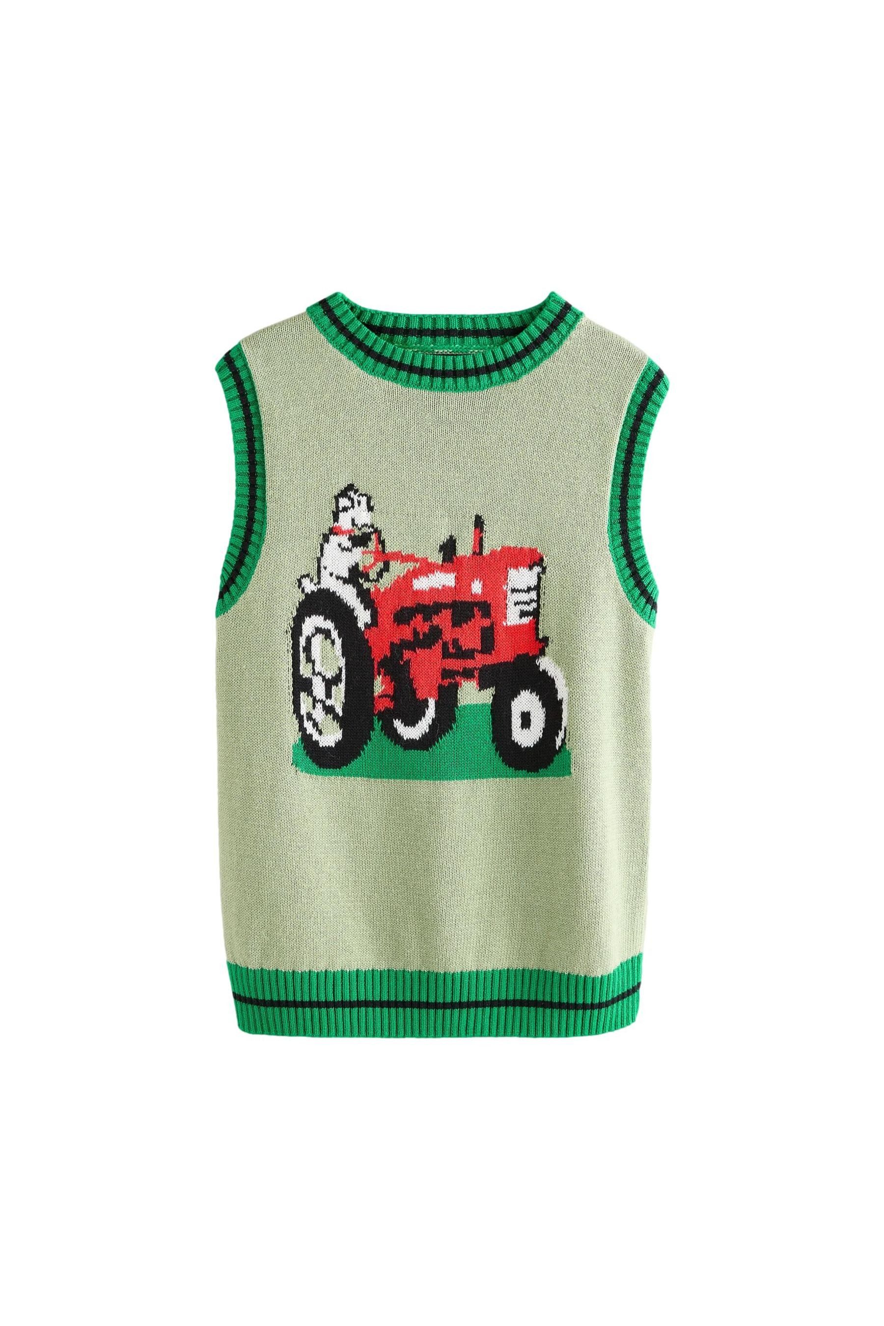 Next Pullunder Gestricktes Tanktop aus 100 % Baumwolle, Trecker (1-tlg)
