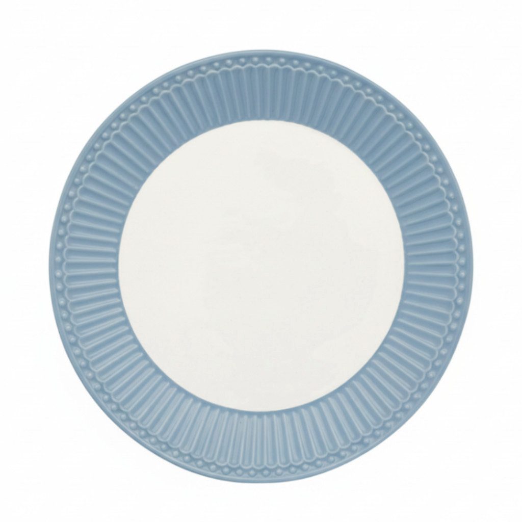 Greengate Frühstücksteller GreenGate Frühstücksteller Alice Himmelblau 23 cm