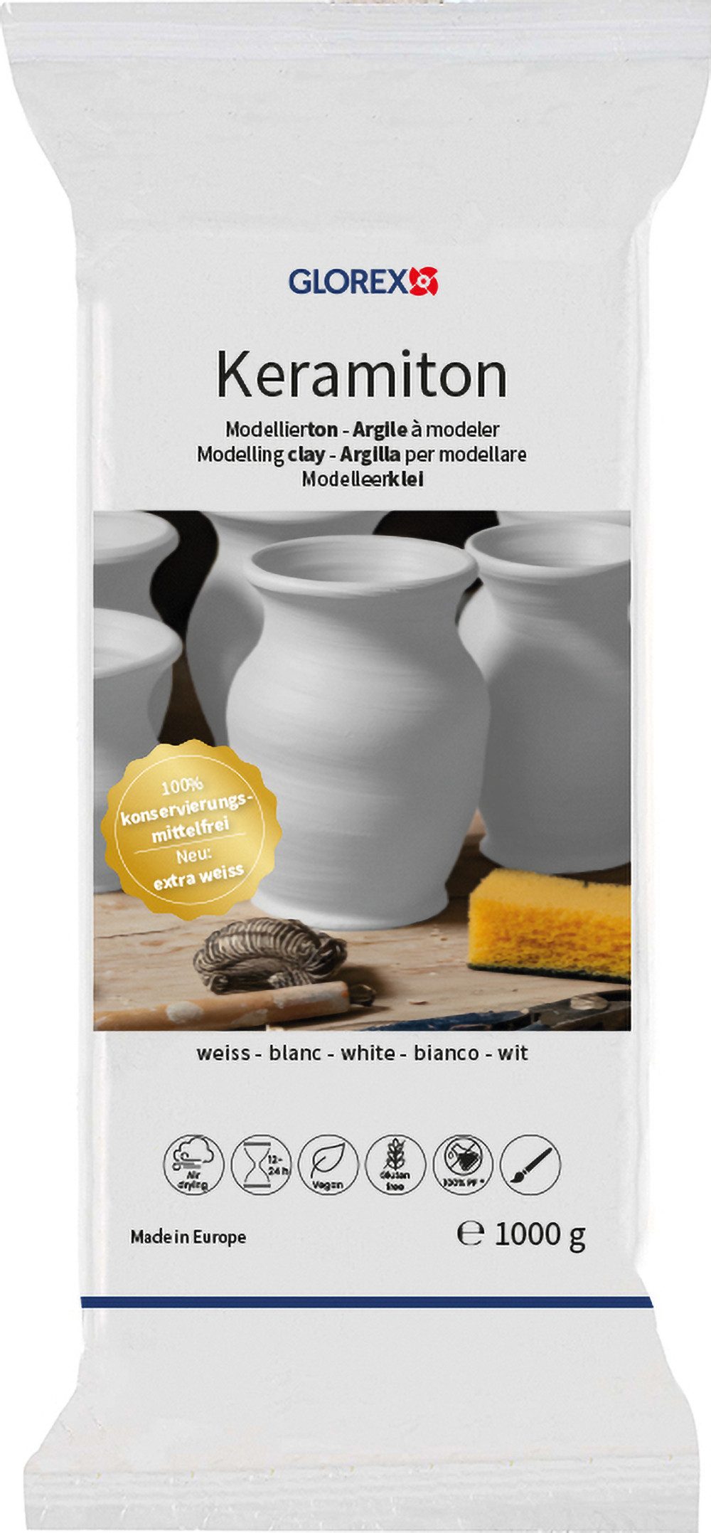 Glorex Modelliermasse Keramiton, 1000g