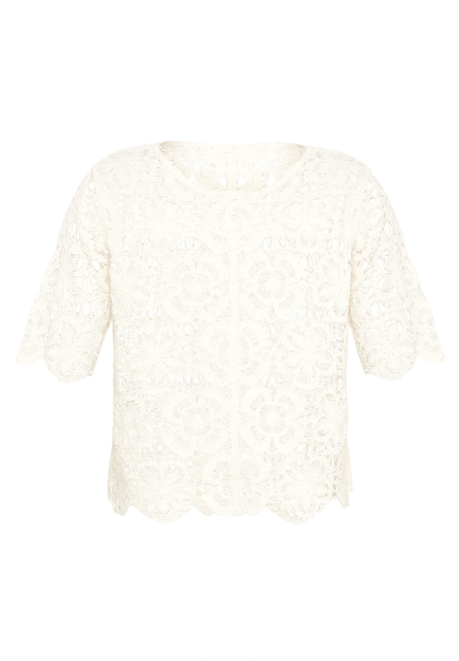 Betty&Co Kurzarmshirt Damen mit U-Boot-Ausschnitt (1-tlg) günstig online kaufen