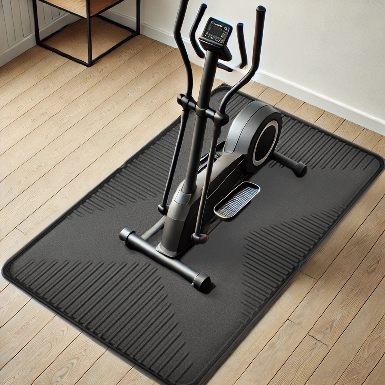 Bodenmatte Fahrradmatte Antirutsch Bodenschutzmatte Mehrzweckmatte 115x75cm Gummi