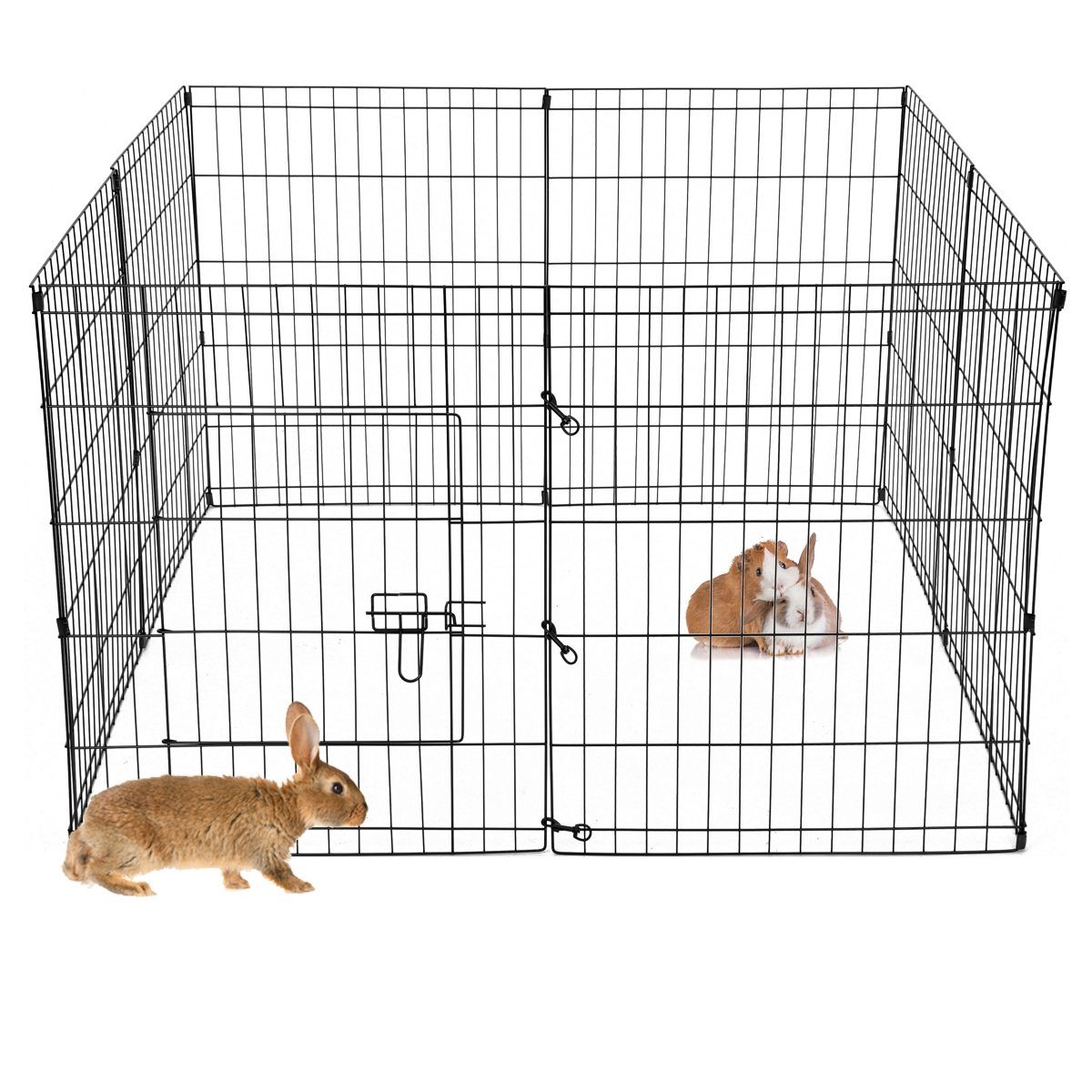 Freigehege Freilaufgehege, aus 8 Gittern, 124x76x124 cm