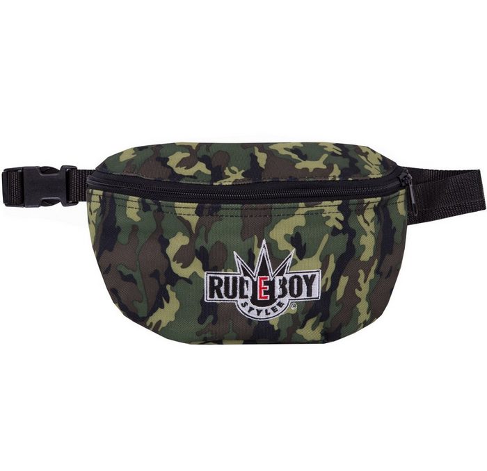 Rudeboy Stylee Bauchtasche Hüfttasche Classic mit Stick für Erwachsene und Kinder mit Reißverschlussfach auf der Rückseite