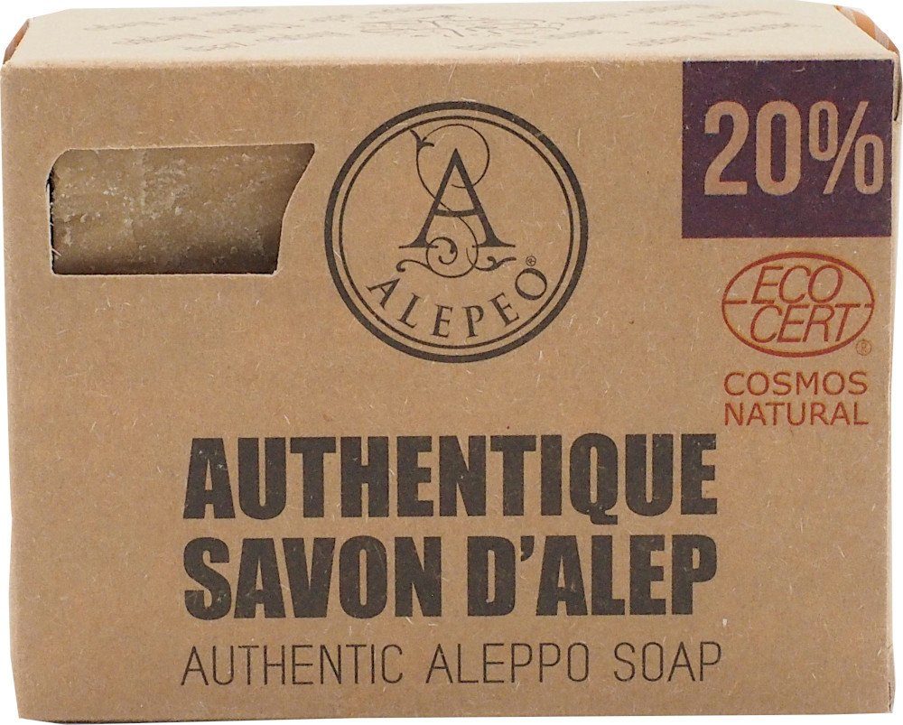 ALEPEO Handseife ALEPEO Aleppo Olivenölseife mit 20% Lorbeeröl 200 g | Handseifen