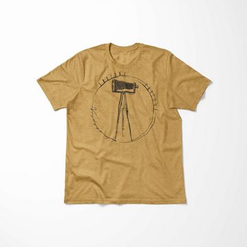 Sinus Art T-Shirt Vintage Herren T-Shirt antike Kamera