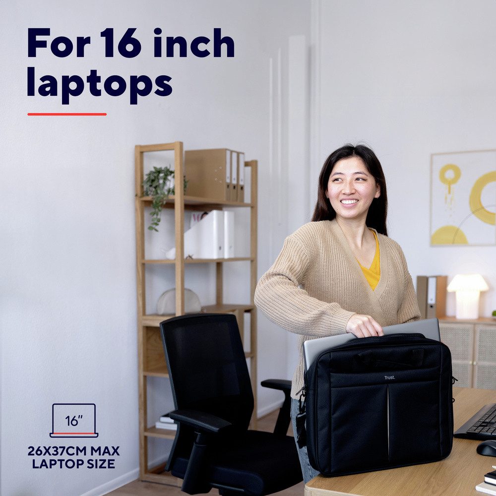 Trust Laptoptasche Trust Notebook Tasche Laptop Taschen Passend für maximal: 40,6 cm (16"