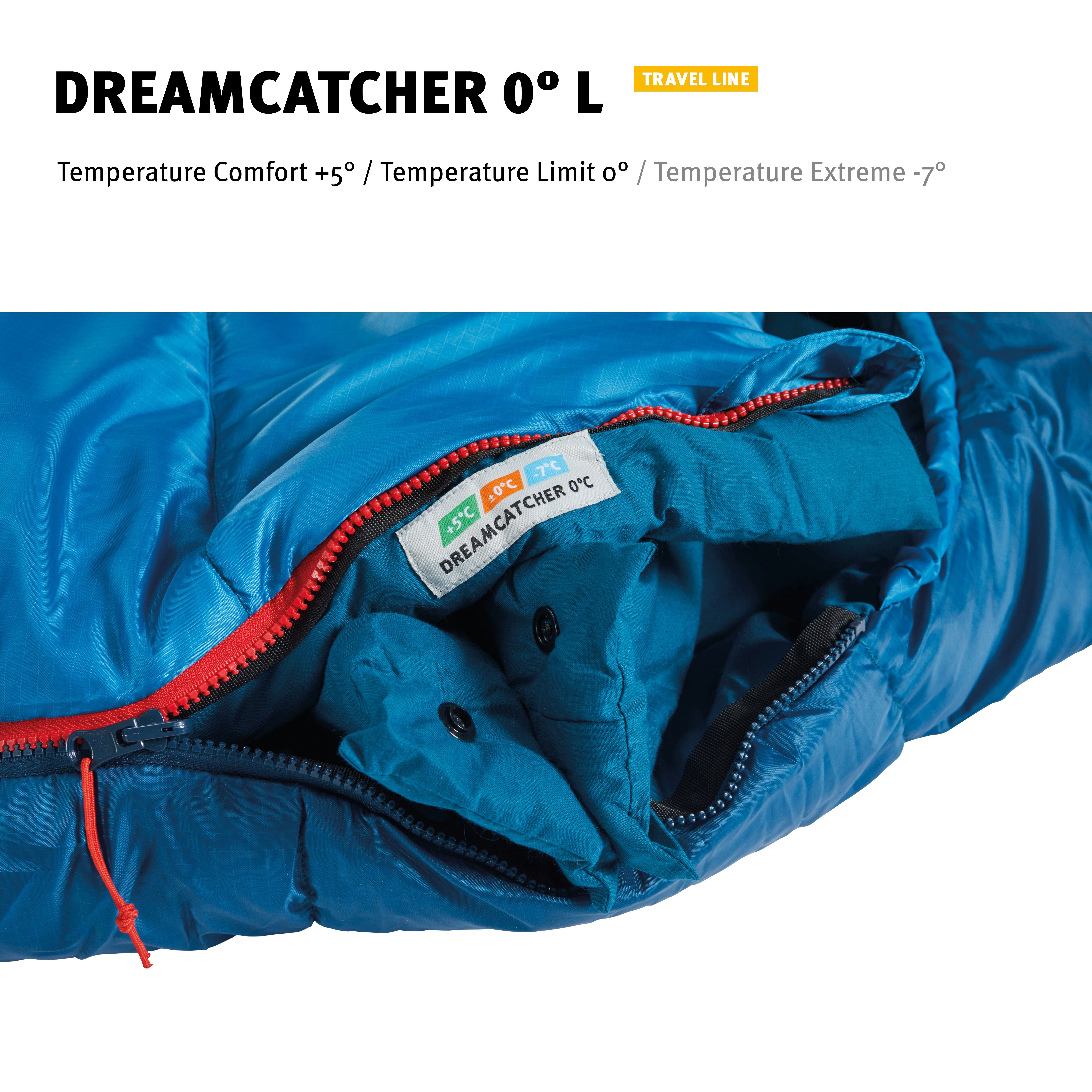 Wechsel Tents Deckenschlafsack 0° L, Dreamcatcher blau PFC-frei