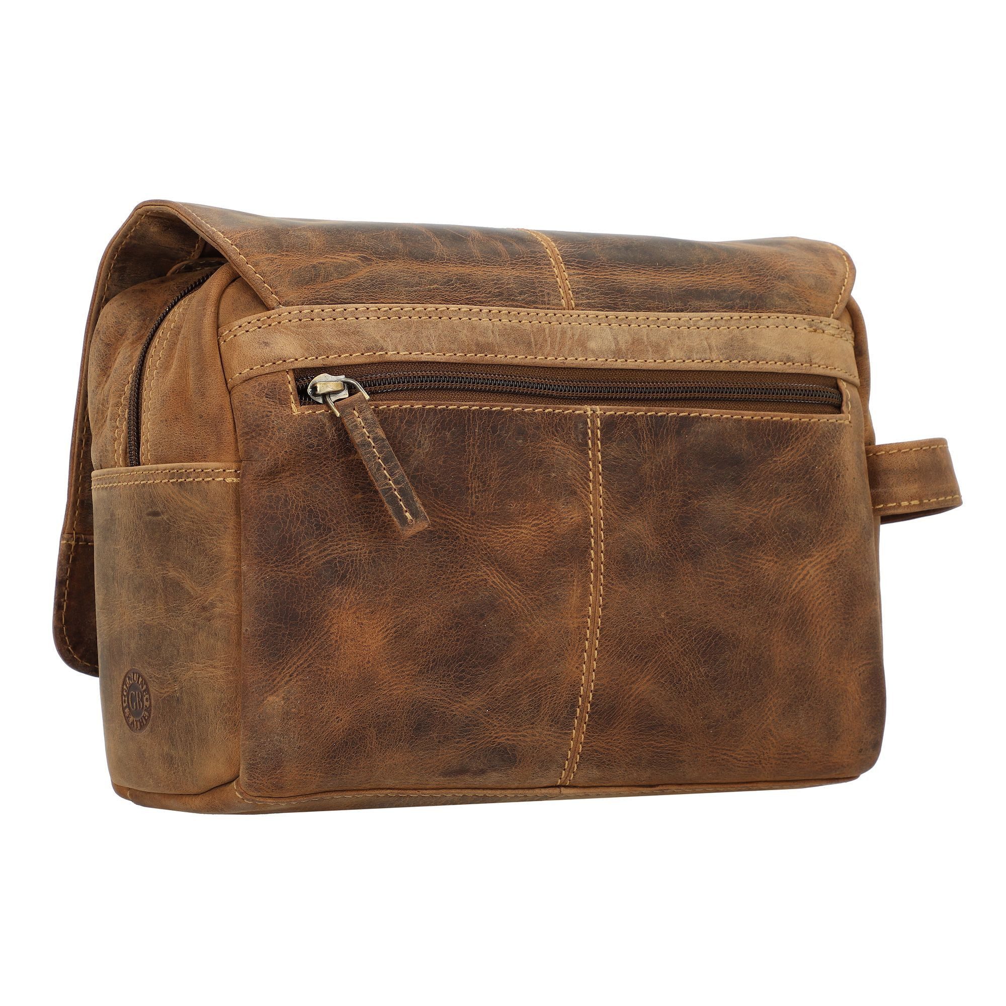 Greenburry Kulturbeutel Vintage, Leder günstig online kaufen