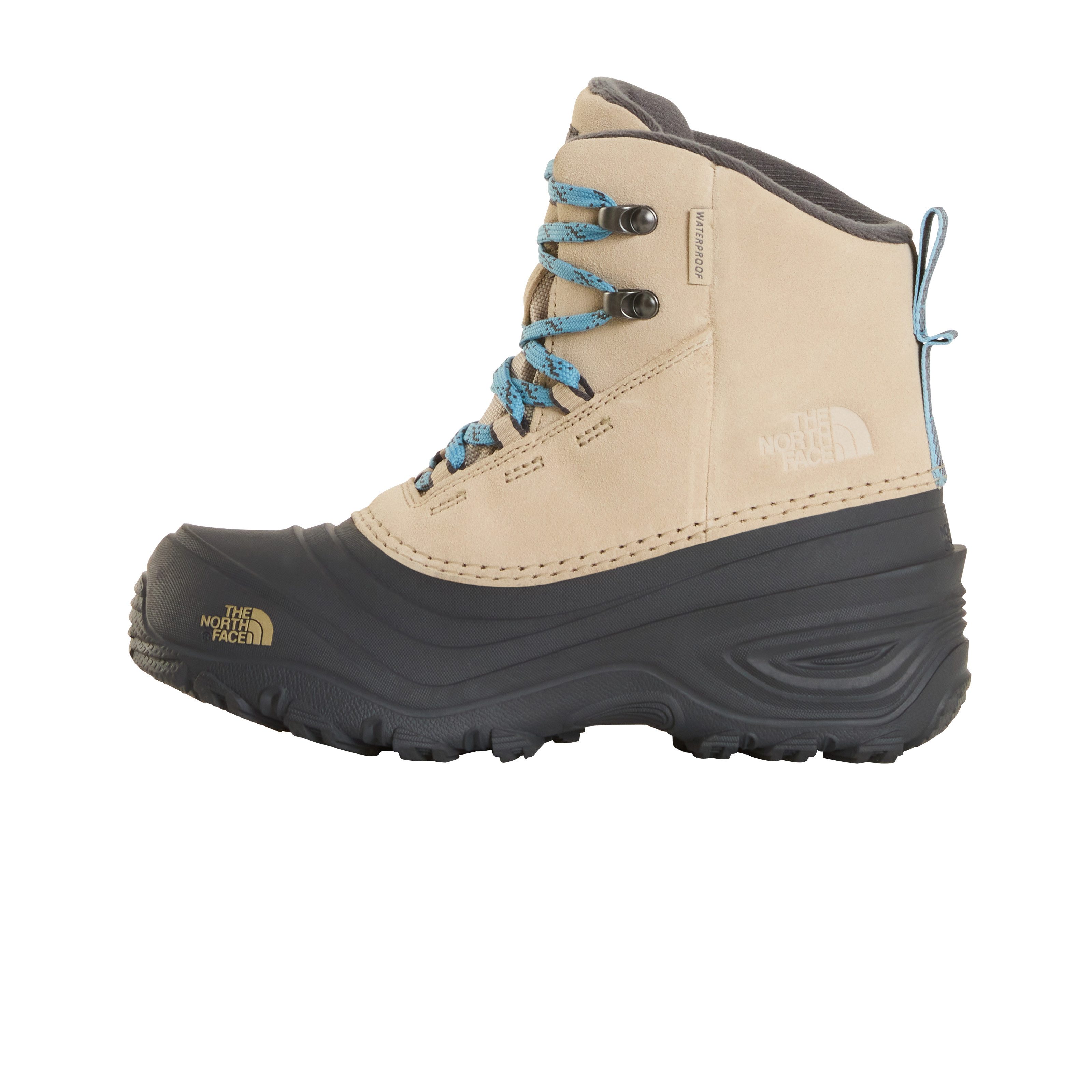 The North Face Y CHILKAT V LACE WP Winterstiefel für Kinder, wasserdicht, mit Gummilaufsohle