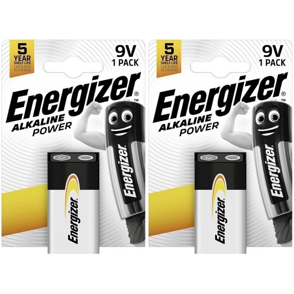 Energizer Energizer Alkaline Batterie 9V E-Block 1050mAh 6LR61 Blisterpackung Batterie, (9 V V), Zuverlässiger Energielieferant für zahlreiche Standardanwendungen in