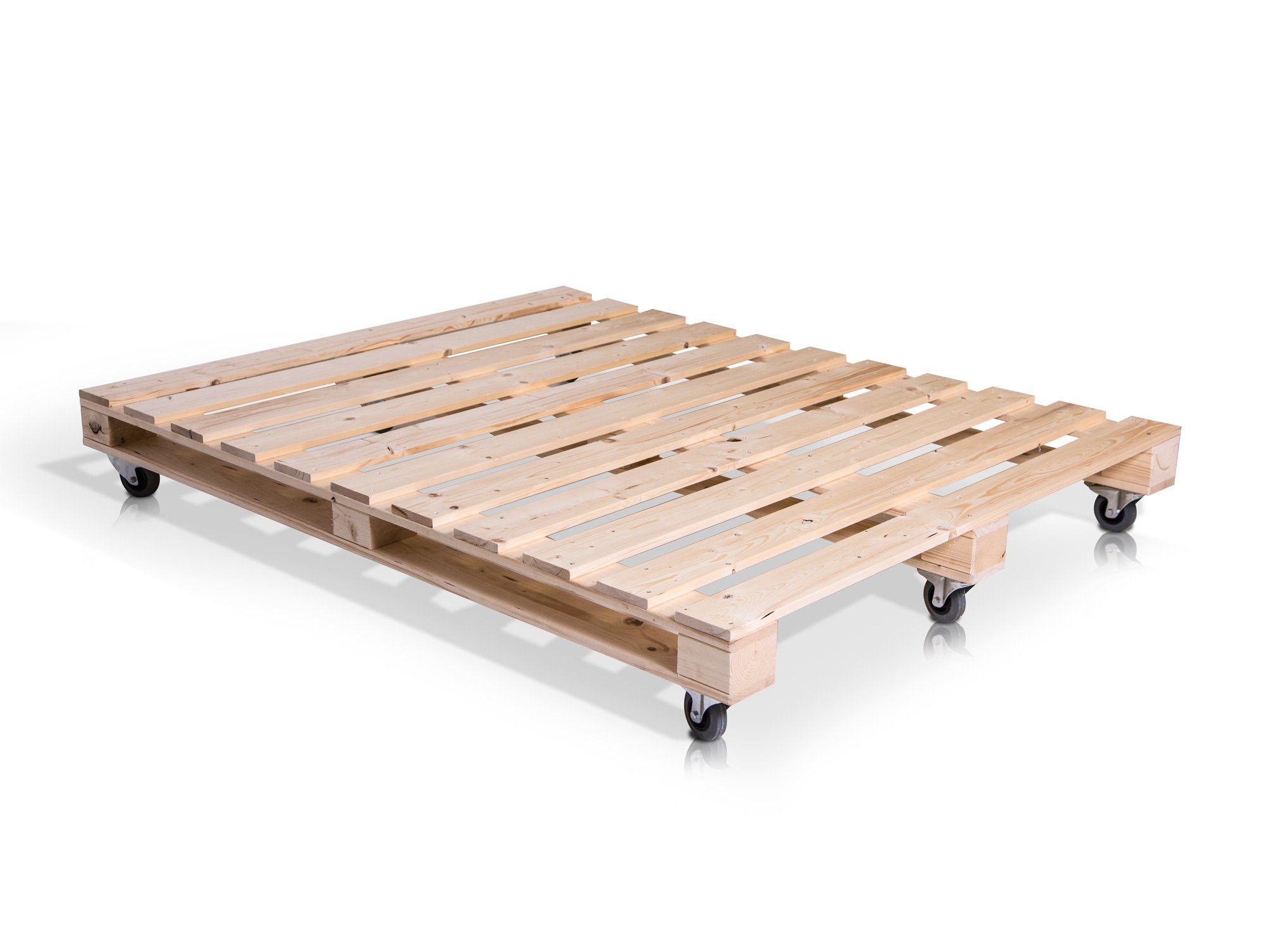 Moebel-Eins Massivholzbett PALETTI Massivholzbett / Palettenbett, PALETTI Massivholzbett / Palettenbett