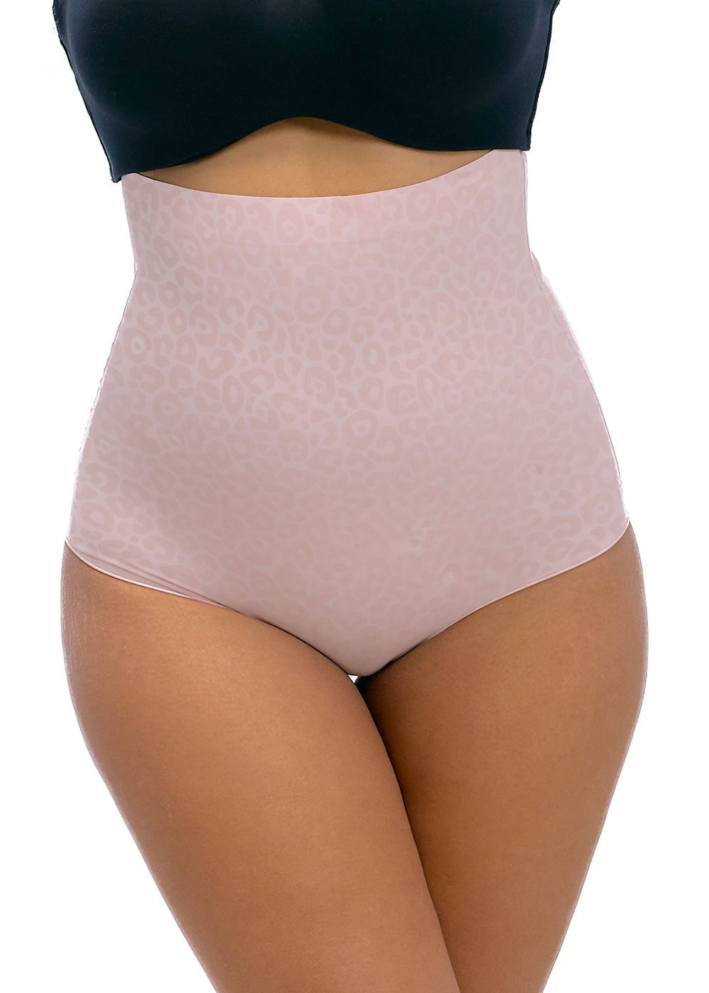 MAGIC Bodyfashion Shapingslip mit Leo-Muster, feste Formgebung