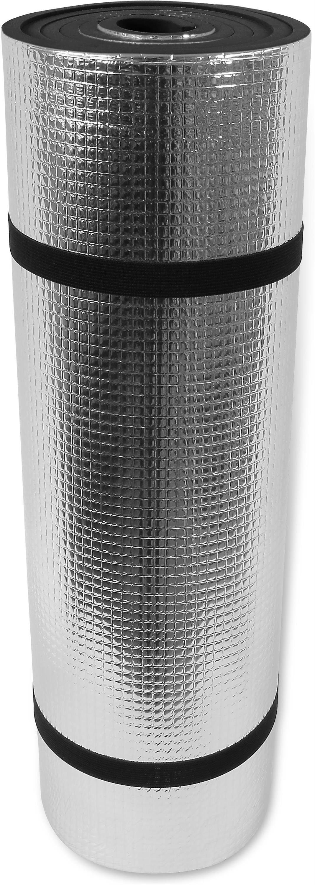 normani Thermomatte Ultraleichte Isomatte ISO compact, Aluminium Outdoormatte Isoliermatte Isomatte mit Aluminiumbeschichtung