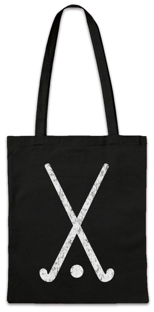 Urban Backwoods Beuteltasche Field Hockey Tools Stofftasche Player Passion Love Addiction Spieler (1-tlg), Eishockey Hockeyschläger Turnier Verein
