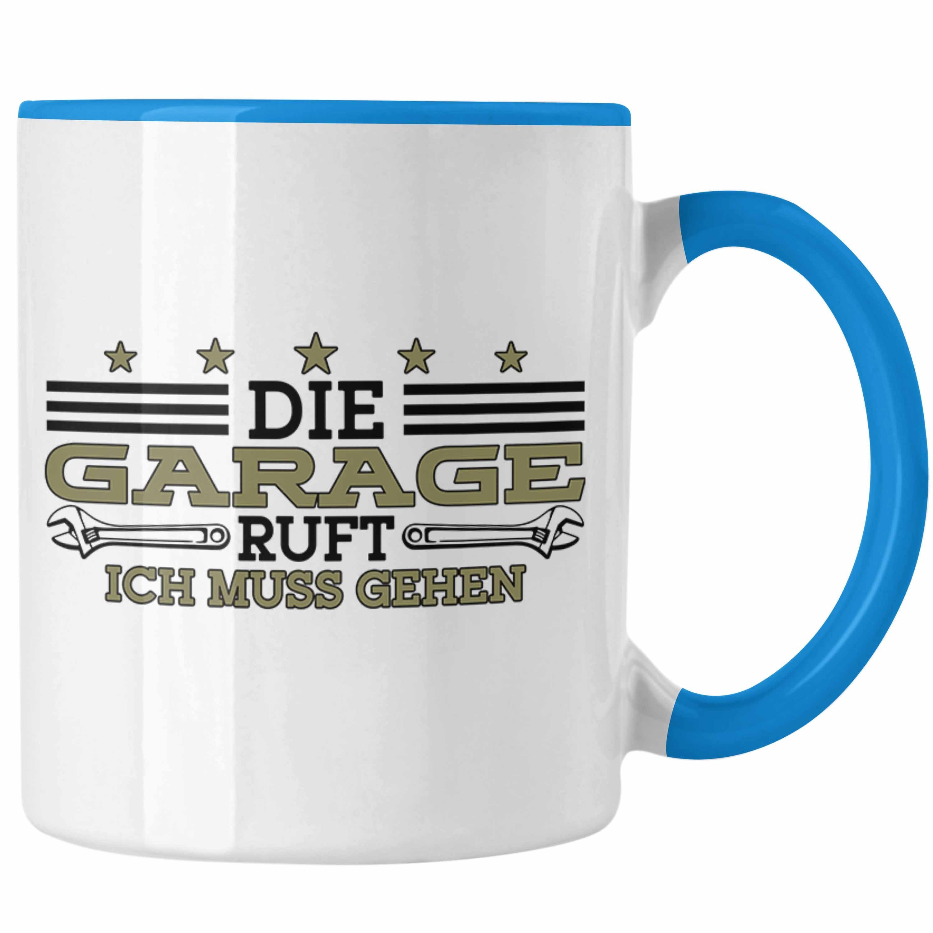 Papa Garage Trendation Opa Garage Tasse Handwerker Tasse Blau Geschenkidee Die Geschenkidee