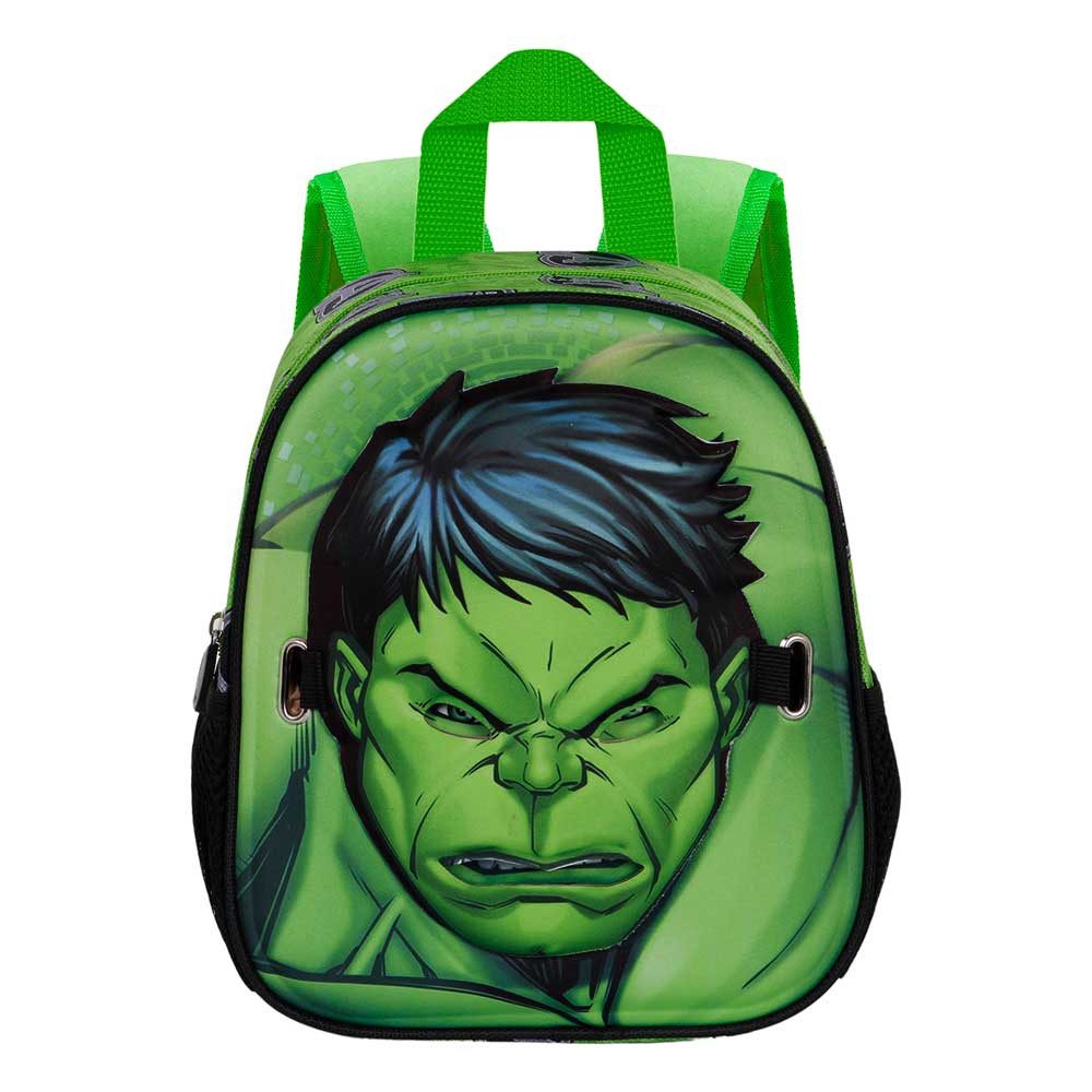 Karactermania Kinderrucksack Hulk Maskenrucksack Rucksack Kindertasche Spieltasche, Mit abnehmbarer Maske