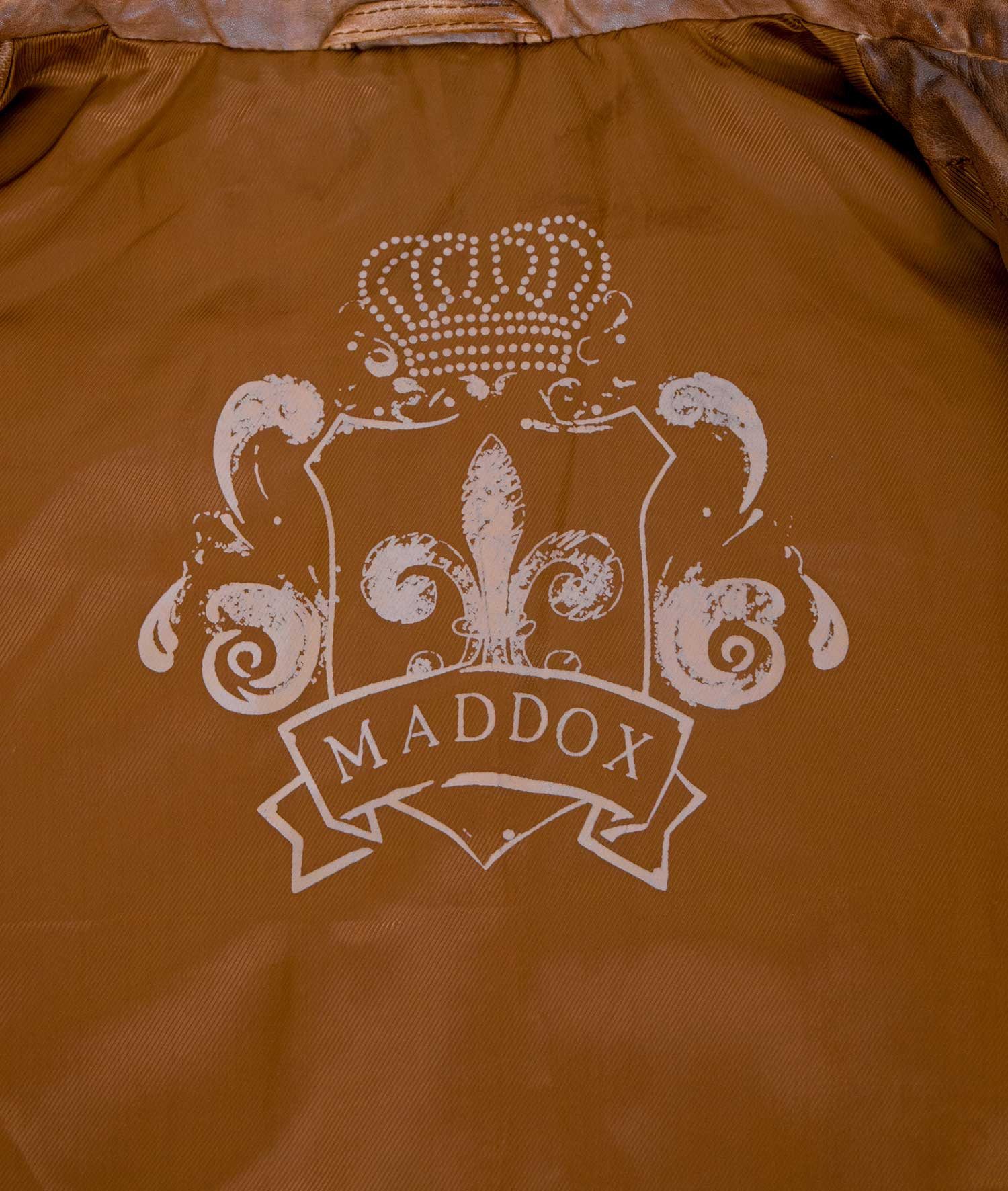 Maddox Lederjacke Borneo MADDOX - Damen Trenchcoat Ledermantel Mantel Lammnappa cognac / antik
