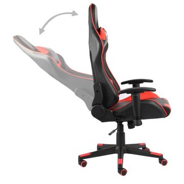 vidaXL Bürostuhl Gaming-Stuhl Drehbar Rot PVC