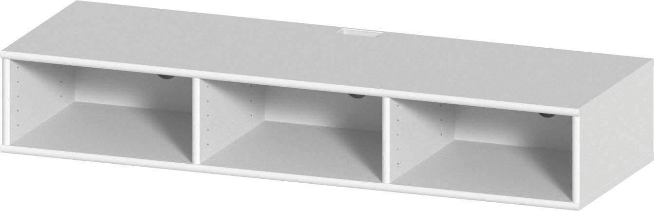 Hammel Furniture TV-Board Mistral Fernsehschrank, Medienmöbel, Hängend, mit Klapptür mit Akustikstoff, Kabeldurchführung, Lowboard, B: 133 cm