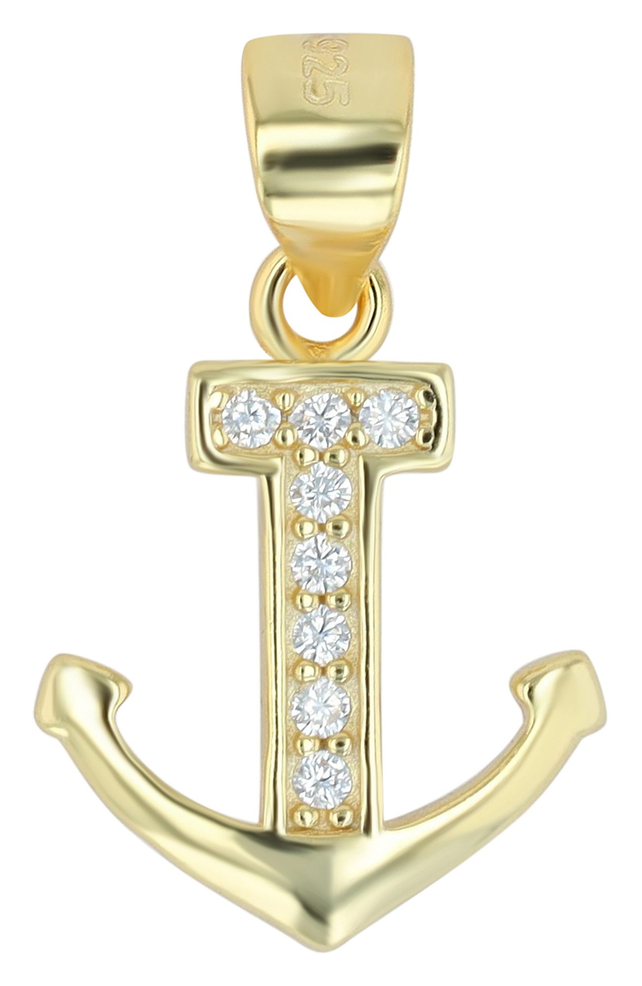 Kettenanhänger Anhänger aus 925 Silber mit Zirkonia