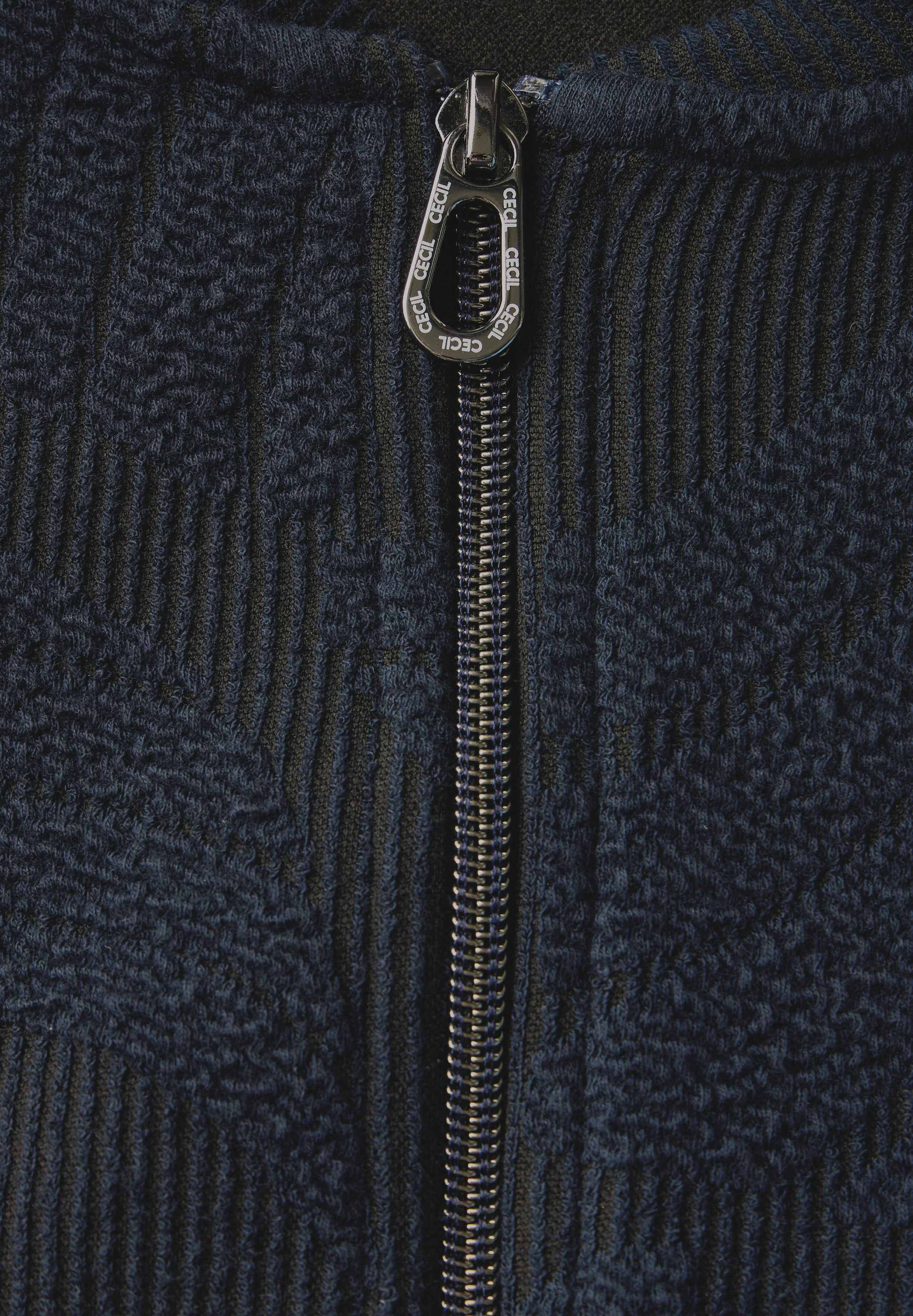 CECIL Cardigan mit Stehkragen