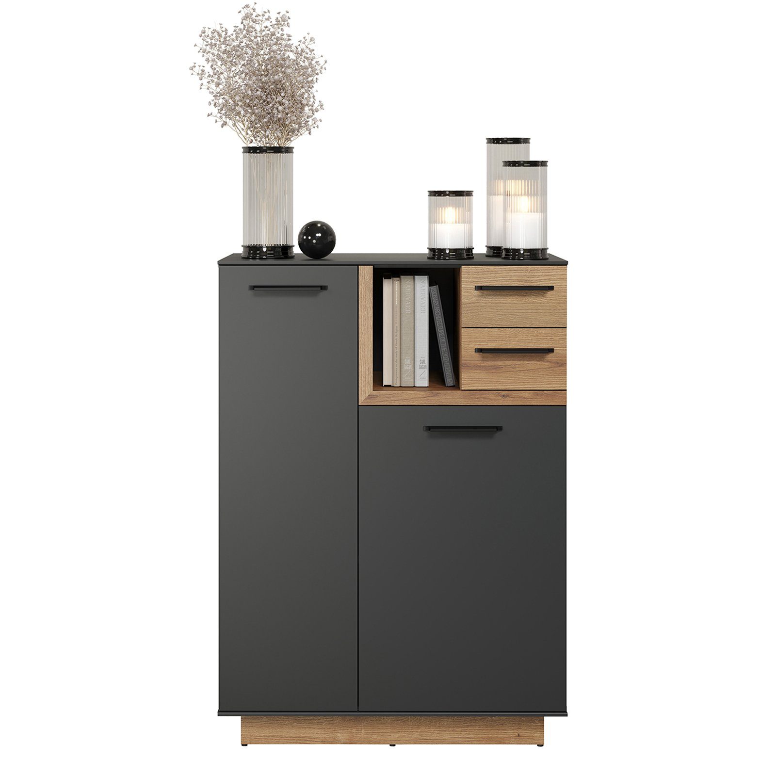 trendteam Kommode Synnax, Flurkommode Schrank Highboard Sideboard